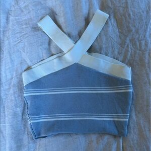 Babaton cropped halter top